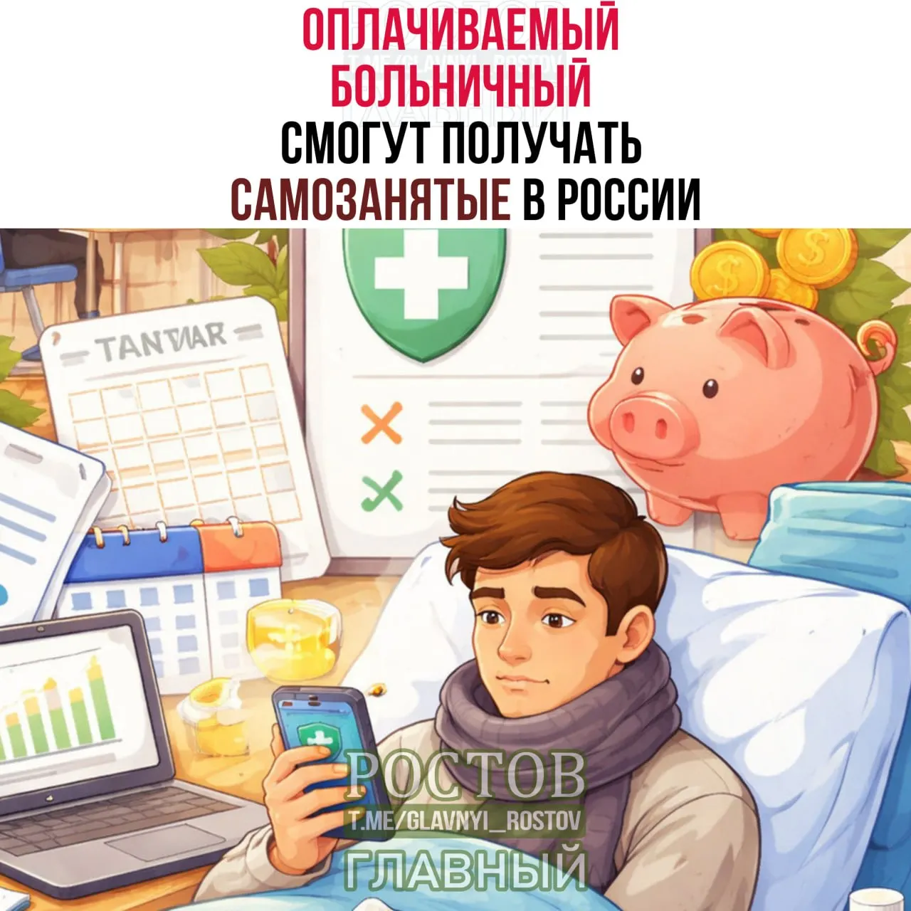 Самозанятые смогут получать выплаты по больничному: 35 000 ₽ при ежемесячных взносах 1 344 ₽ и 50 000 ₽ при взносах 1 920 ₽. Оформить можно через «Мой налог», Госуслуги или Пенсионный фонд (СФР).